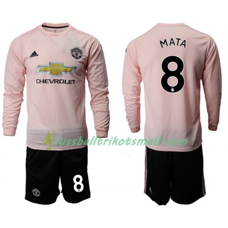 Fußballtrikots Manchester United MATA 8 Kinder 2018-2019 Langarm Auswärts-trikot kaufen